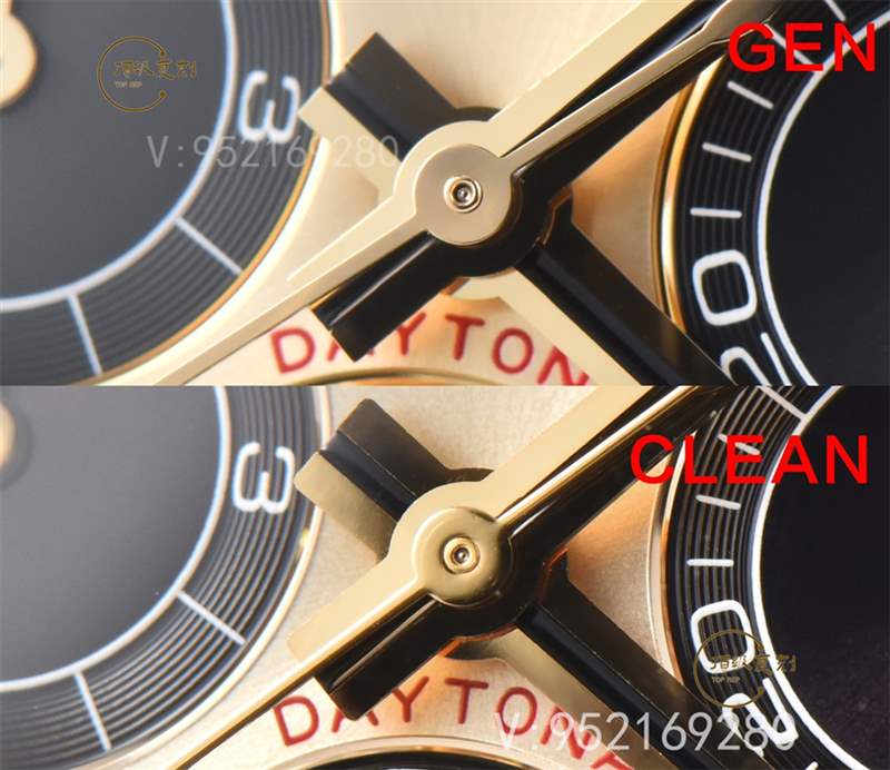 C廠余文樂真假對(duì)比,Clean廠勞力士余文樂4130做工對(duì)比正品一眼假嗎-復(fù)刻表