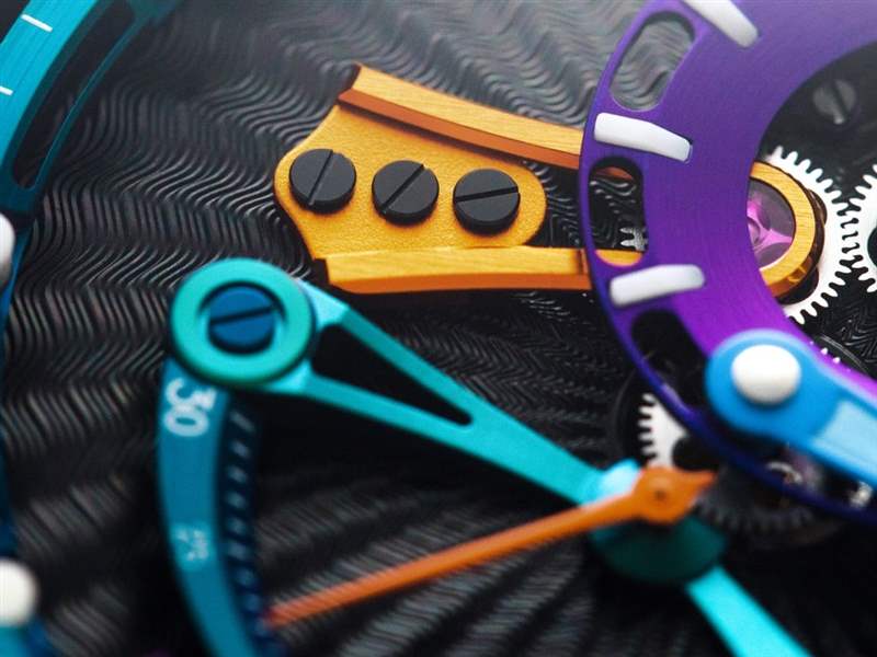 Chronoswiss推出Open Gear ReSec Candy Shop整時器布局腕表：糖果派對-復(fù)刻表