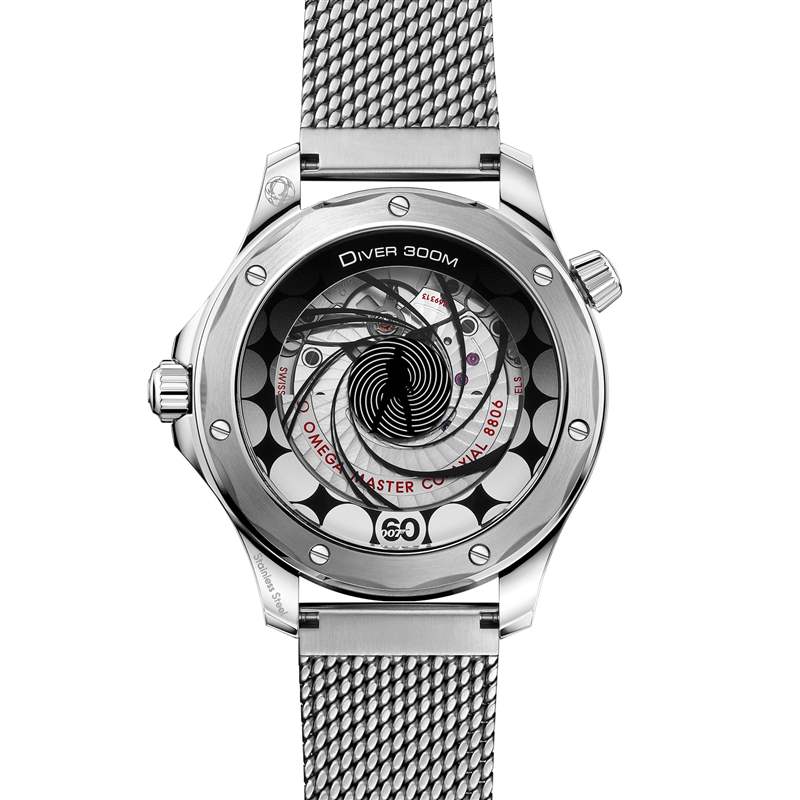 歐米茄推出2枚Seamaster Diver 300M 60 Years Of James Bond潛水腕表：007系列電影上映60周年-復(fù)刻表