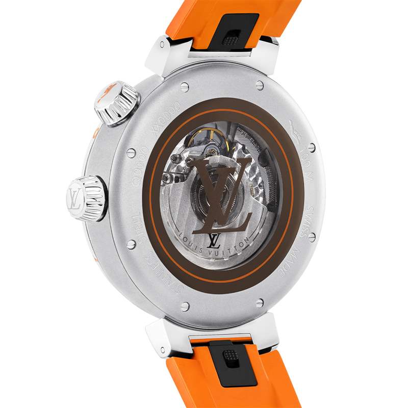 Louis Vuitton推出橙色和綠色版Tambour Street Diver潛水腕表 Louis Vuitton推出橙色和綠色版Tambour Street Diver潛水腕表-復刻表