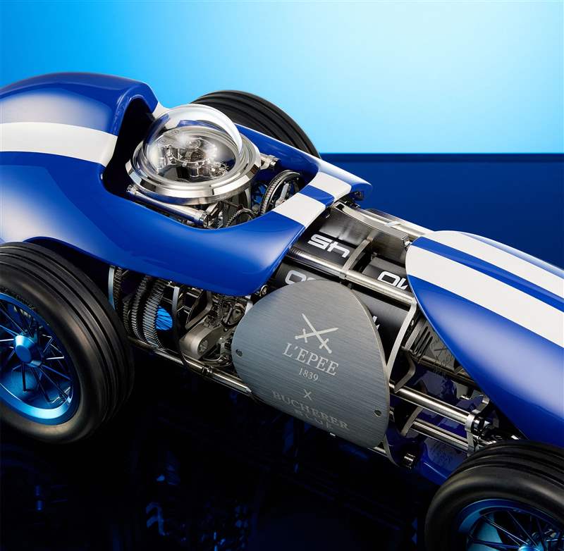 Bucherer推出3枚Bucherer Blue時計新作：Girard-Perregaux、H. Moser & Cie.和L’Epe?e合作版-復刻表