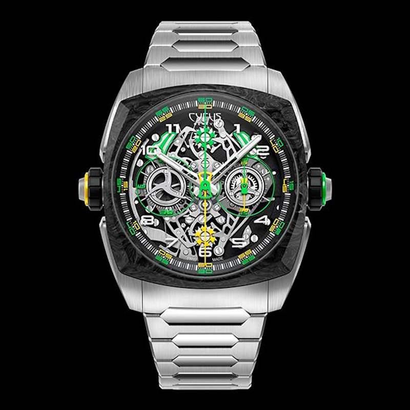 瑞士表廠CYRUS特立獨行新作大玩復雜功能可同步測量兩個時段-復刻表