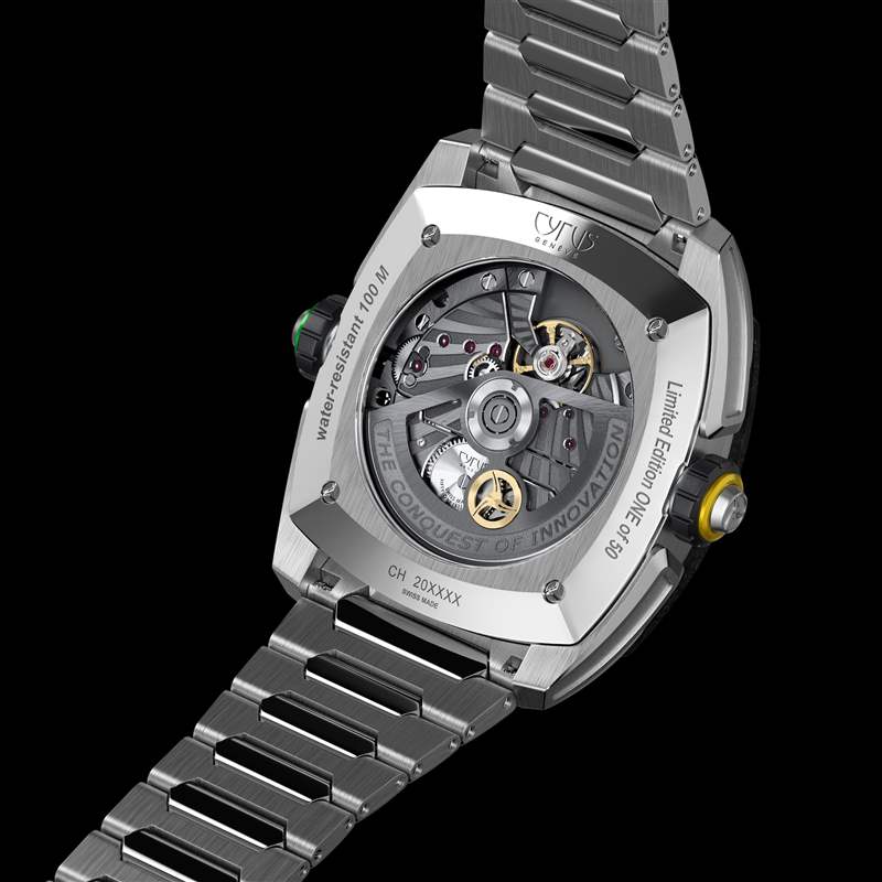 圖片來源:CYRUS 瑞士表廠CYRUS特立獨行新作大玩復雜功能可同步測量兩個時段-復刻表