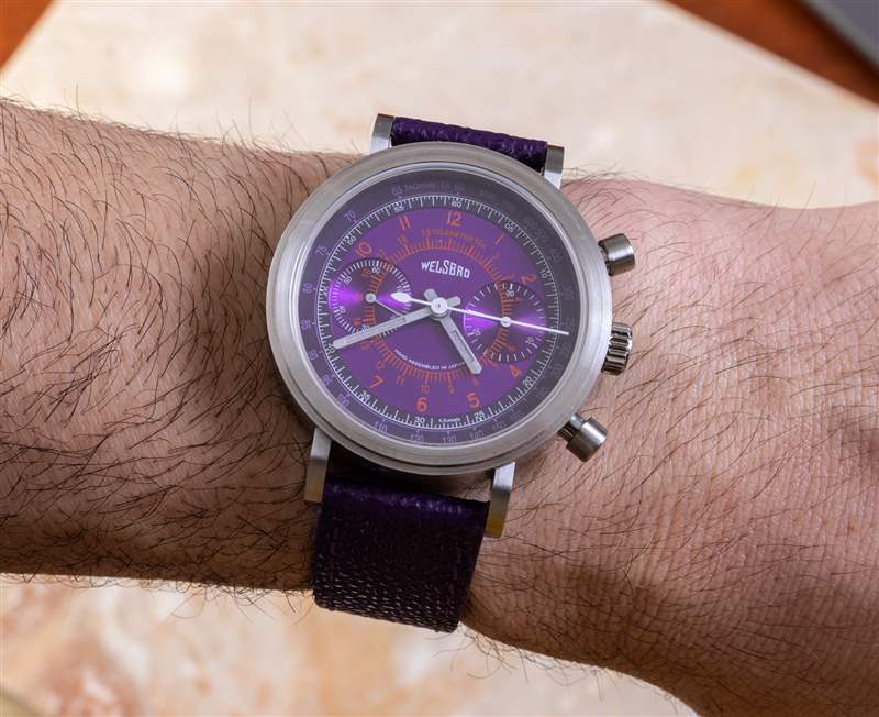 上手體驗：Welsbro葡萄蘇打計時腕表-復刻表