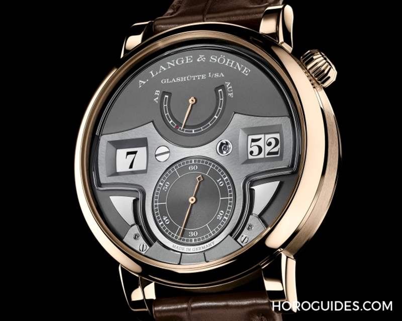 溫暖蜜金限量登場｜朗格Zeitwerk Minute Repeater 18K蜂蜜金版-復刻表