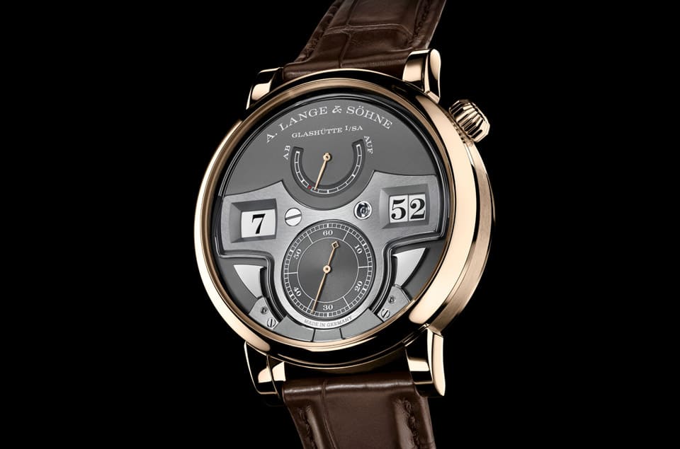 朗格Zeitwerk十進(jìn)制三問表改采品牌獨(dú)家蜂蜜金材質(zhì)亮相-復(fù)刻表