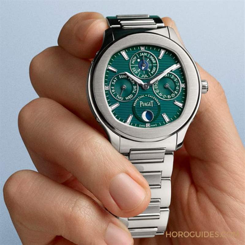 風(fēng)華奪目、纖薄美型，PIAGET Polo超薄萬年歷自動腕表強勢定義奢華運動風(fēng)-復(fù)刻表
