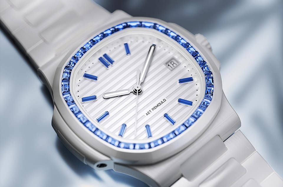 「白陶瓷搭彩色寶石」百達翡麗金鷹5711掀起高級運動表奢華風-復刻表