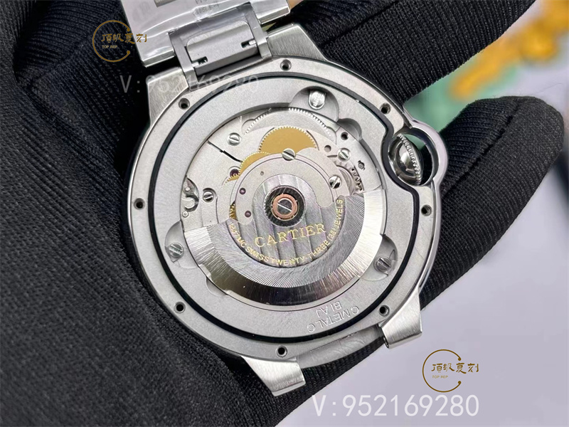 CH廠(chǎng)卡地亞40mm藍(lán)氣球快拆表帶做工值得入手嗎-復(fù)刻表