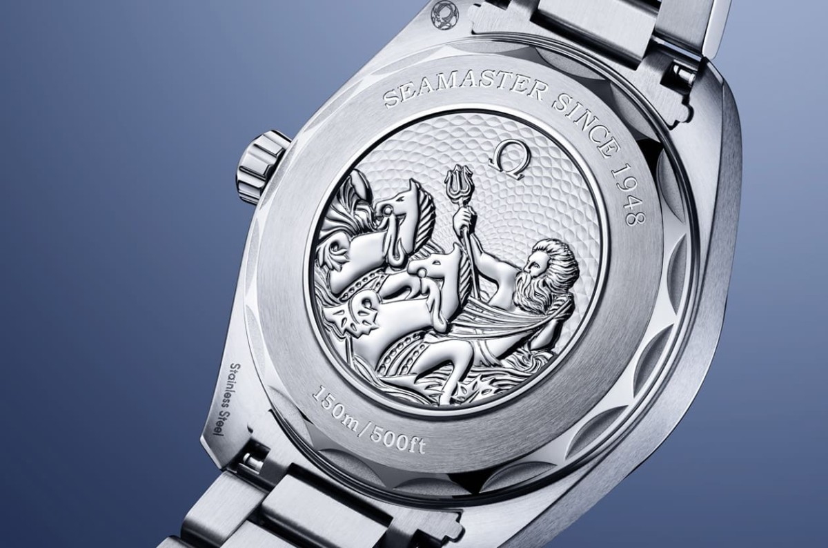 歐米茄海馬75周年必?cái)∏鍐巍赶娜账{(lán)色」面盤Aqua Terra世界時(shí)區(qū)出國超實(shí)用-復(fù)刻表