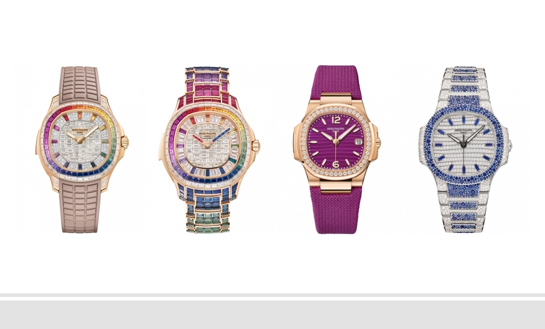 Ladies First!百達翡麗最新Aquanaut Luce「彩虹」三問表與Nautilus織紋復合表帶-復刻表