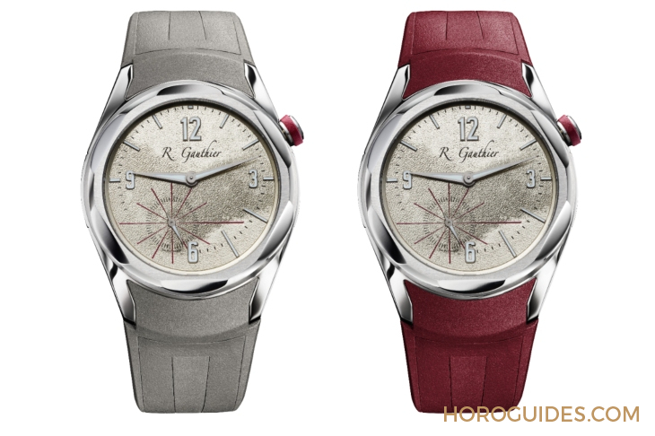 Romain Gauthier C系列推出第五代鈦金屬新作! 獨(dú)特的手工鑿刻紋理香檳面-復(fù)刻表