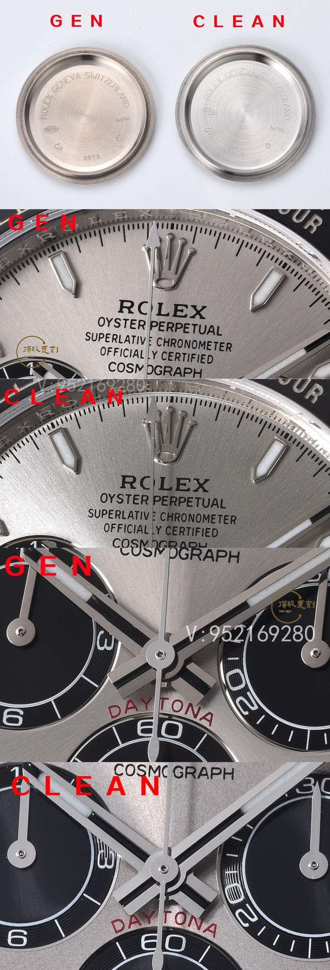 Clean廠C廠復(fù)刻新款勞力士4131機芯水泥灰迪M126519手表對比正品怎么樣-復(fù)刻表