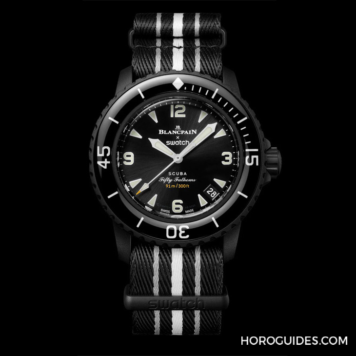 太驚喜！更貼近五十噚腕表神韻的黑色調Blancpain × Swatch聯名表款「Ocean of Storm」現身-復刻表