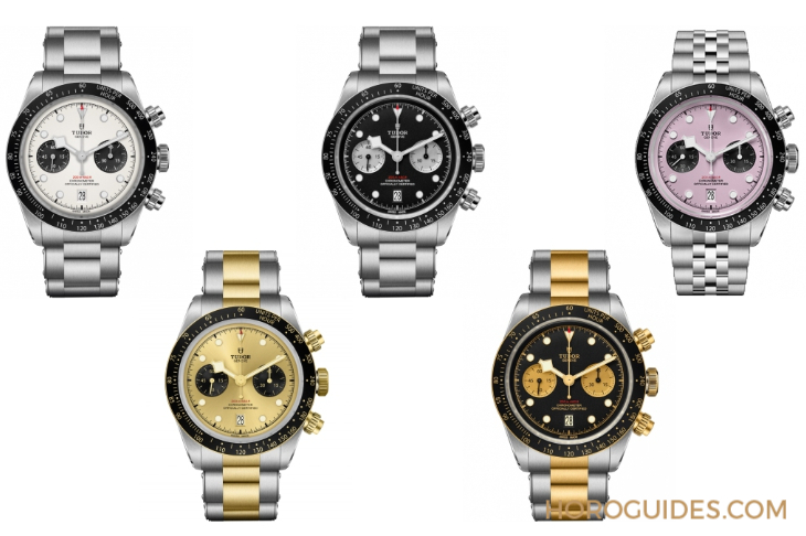 顛覆傳統的粉紅熊貓！帝舵表TUDOR發表Black Bay Chrono 'Pink'粉紅表盤計時碼表-復刻表