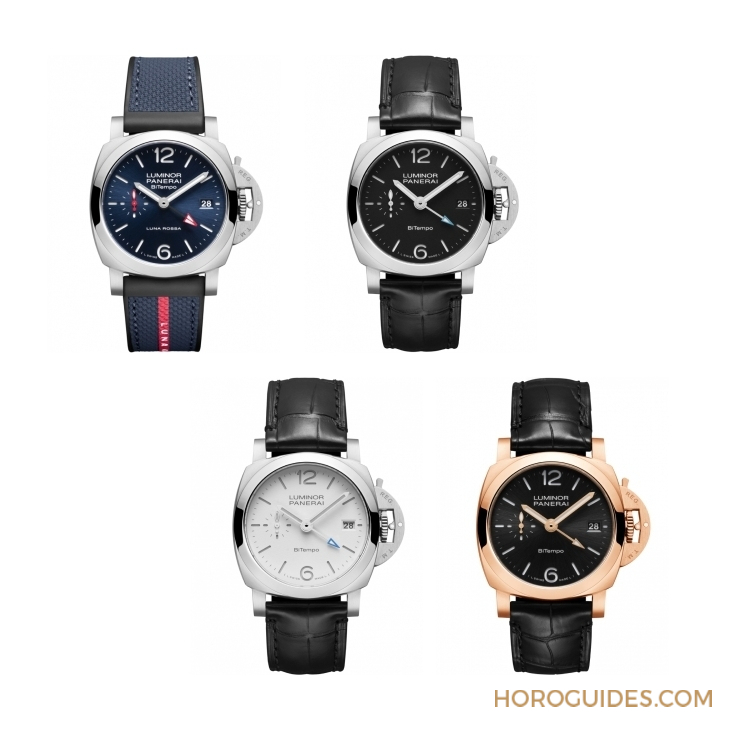 以Goldtech貴金屬材質入作! 沛納海Luminor Quaranta BiTempo腕表再添一延伸新作PAM01641-復刻表