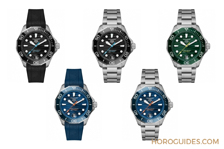 潛水猛將升級！ TAG HEUER推出全新Aquaracer Professional 300日期腕表與GMT腕表-復刻表