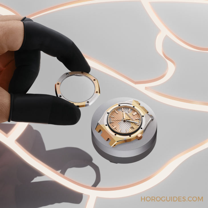 前所未有的工藝：AP愛彼多色迷彩金驚艷亮相-復(fù)刻表