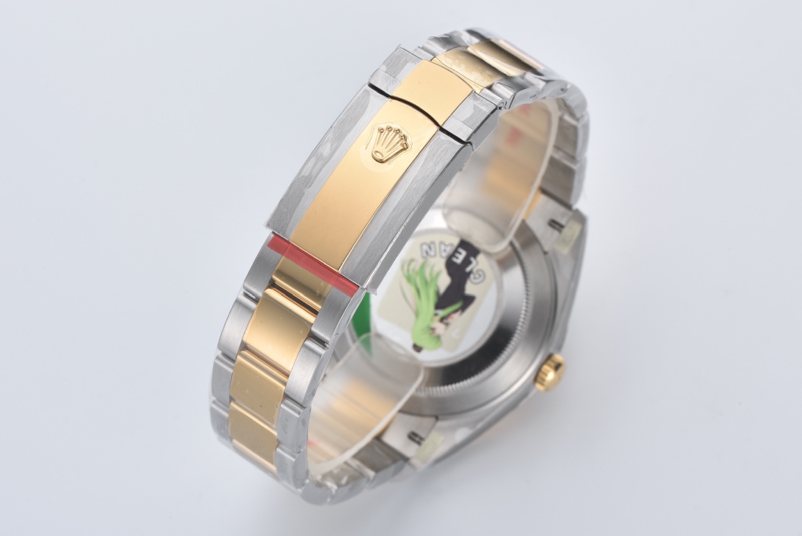 C廠Clean廠新品勞力士間金日志格子紋金盤上海3235機(jī)芯介紹-復(fù)刻表