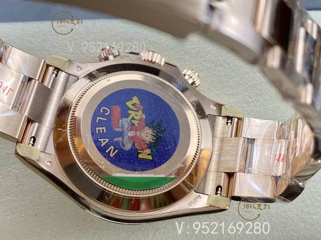 Clean廠C廠勞力士迪通拿全玫瑰金腕表4130機芯版本詳細評測-復刻表