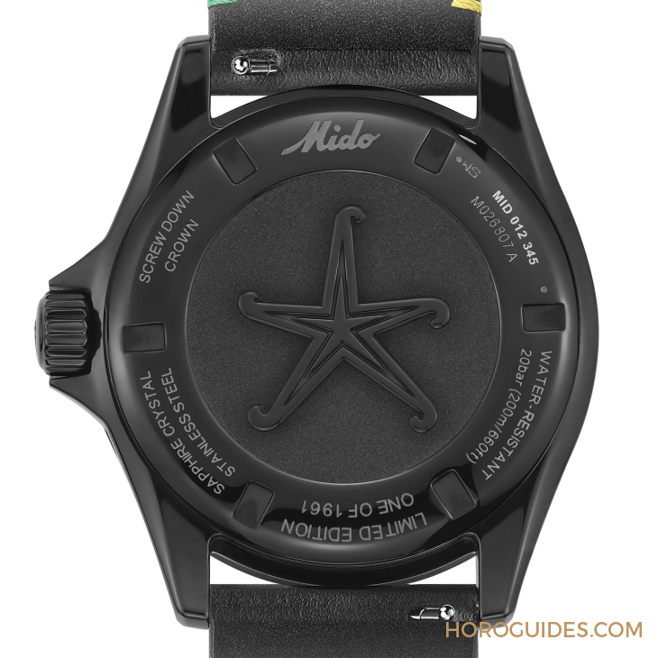 漆黑中的復古“彩虹圈”! MIDO再度推出Ocean Star Decompression Timer 1961復刻限量版-復刻表