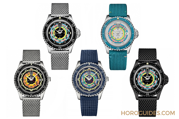 漆黑中的復古“彩虹圈”! MIDO再度推出Ocean Star Decompression Timer 1961復刻限量版-復刻表