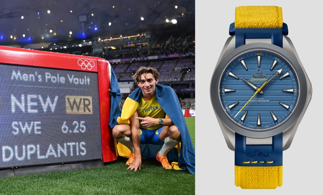 超輕鈦金！ OMEGA為奧運金牌得主Armand Duplantis推出新款Seamaster Aqua Terra Ultra Light-復刻表