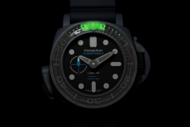 夜光功能新高度!Panerai全新Submersible Elux LAB-ID腕錶 以純機械一鍵開關發光系統 夜光功能新高度! Panerai全新Submersible Elux LAB-ID腕表 以純機械一鍵開關發光系統-復刻表